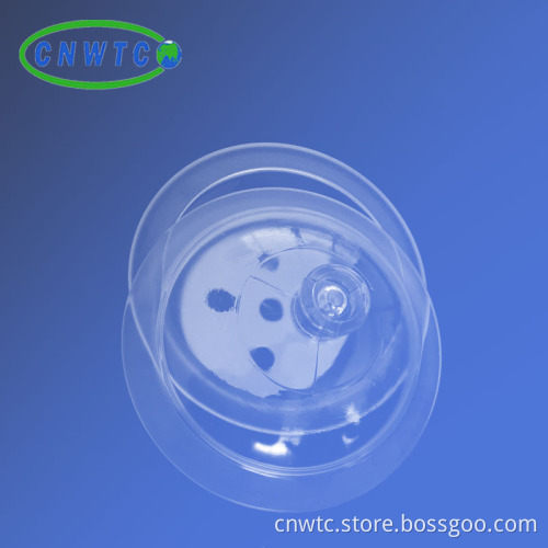 Clear Glass Desiccator with Porcelain Drying Plate - 210mm Vacuum Desiccator